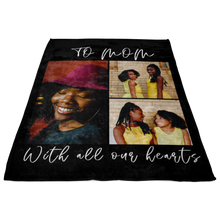 Load image into Gallery viewer, &quot;To Mom&quot; Personalized Fleece Blanket